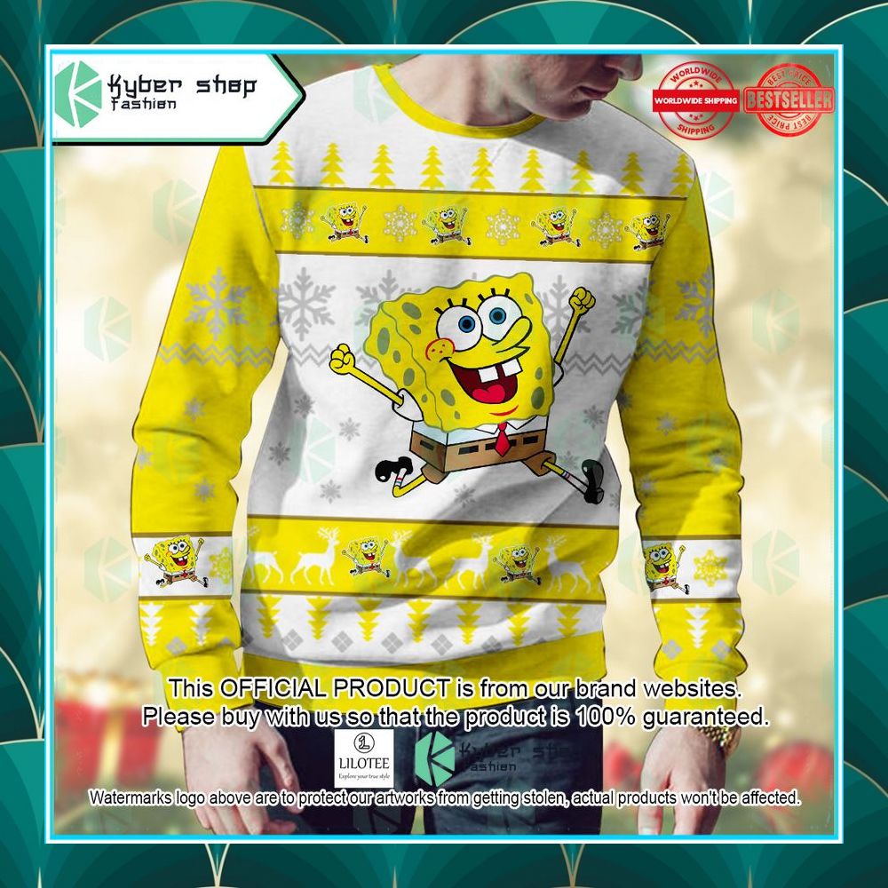 spongebob squarepant christmas sweater 2 462