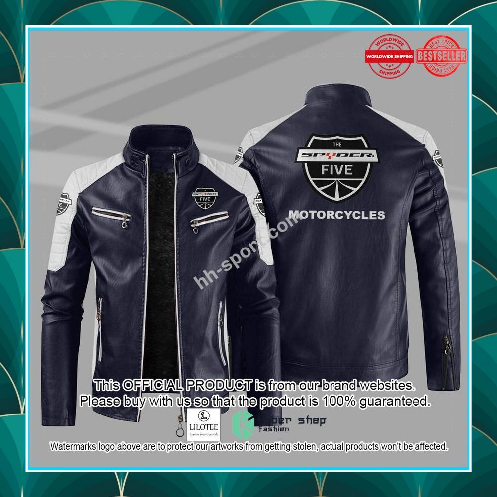 spyder motorcycles motor leather jacket 5 132