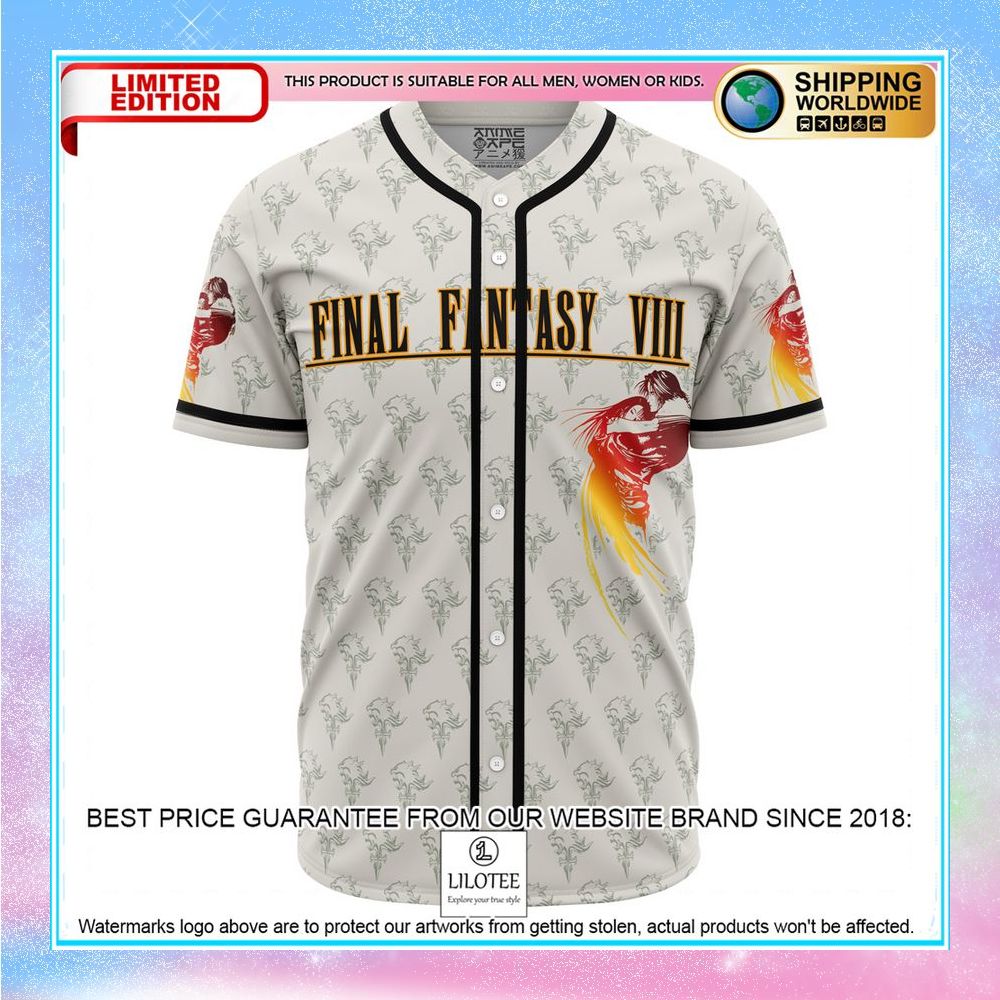 squall final fantasy 8 baseball jersey 1 691
