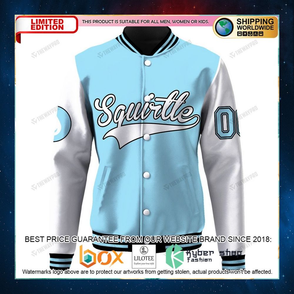 squirtle pokeball personalized baseball jacket 2 691