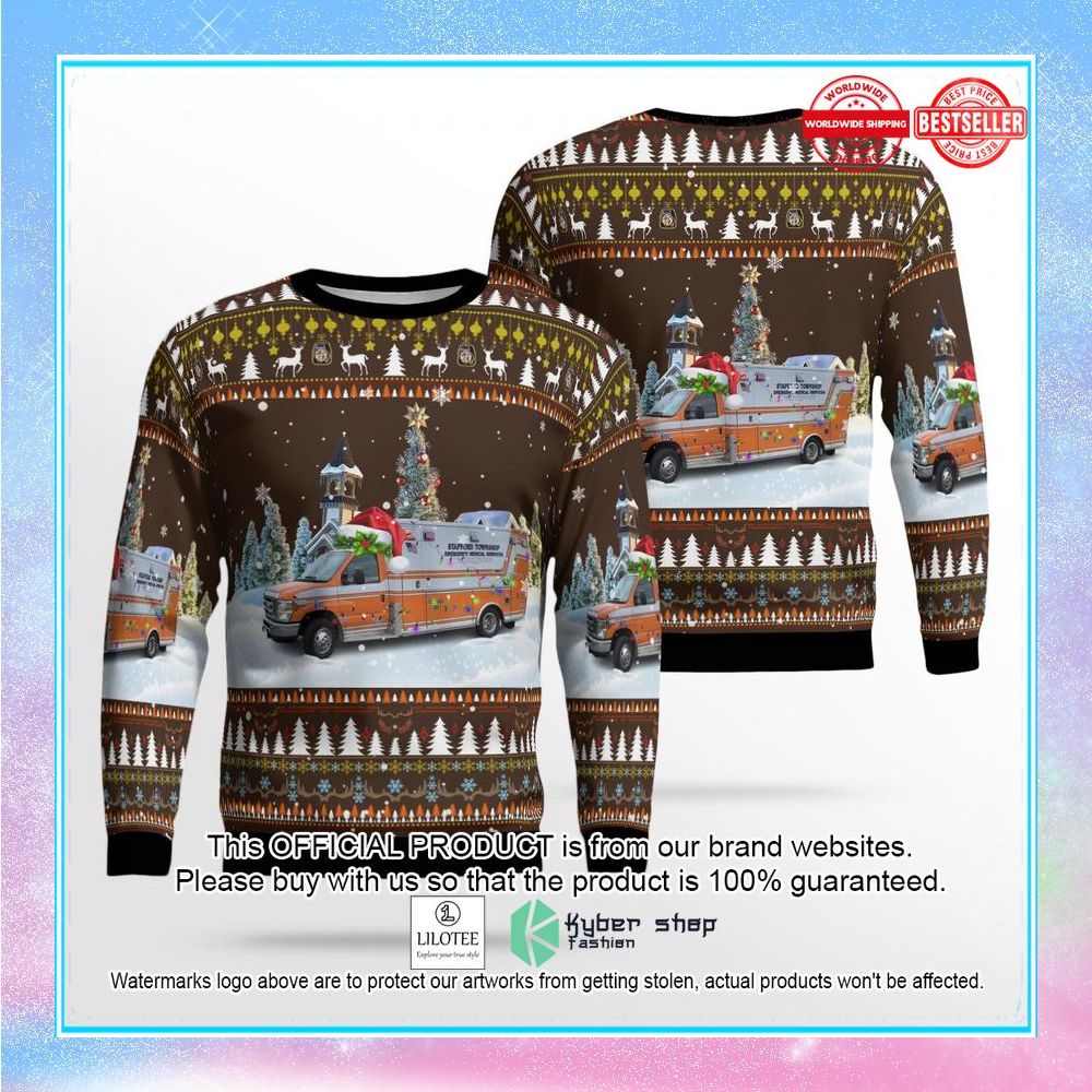 stafford township emergency medical services manahawkin new jersey christmas sweater 1 305