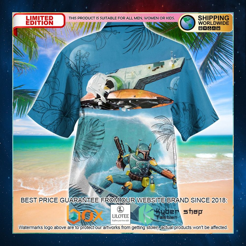 star wars boba fett kite surfing hawaiian shirt 2 16