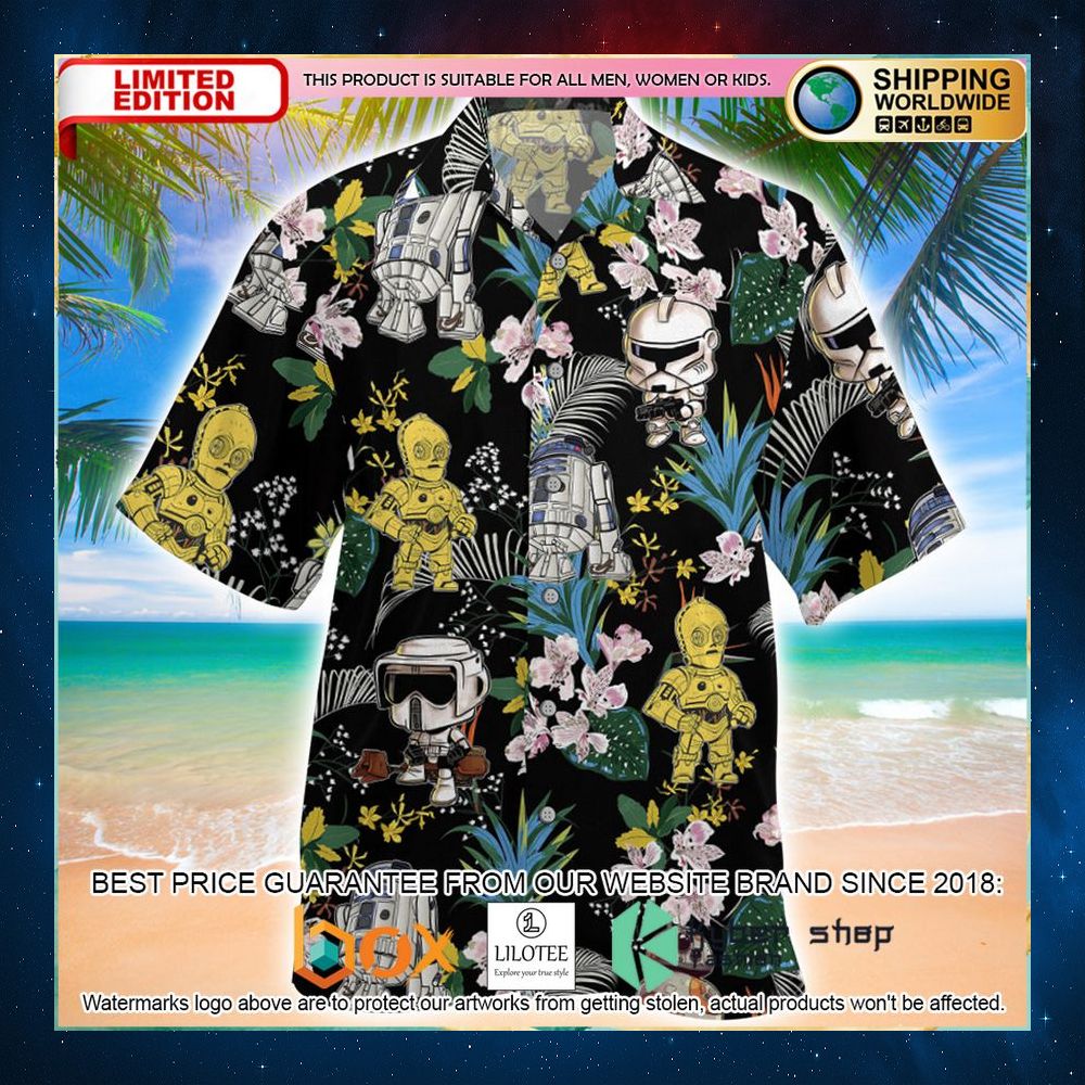 star wars robot hawaiian shirt 1 436