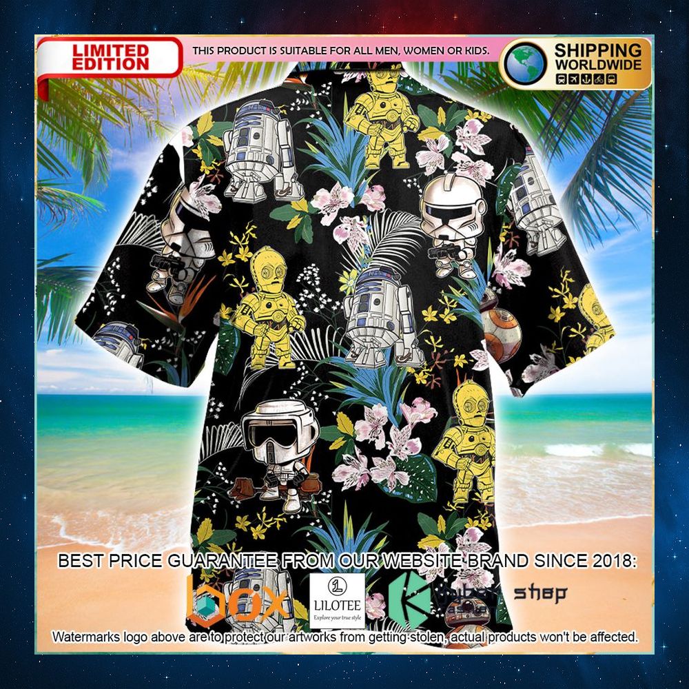 star wars robot hawaiian shirt 2 683