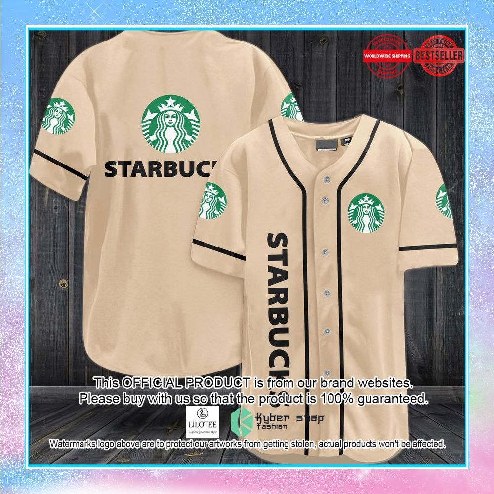 starbucks logo baseball jersey 1 388