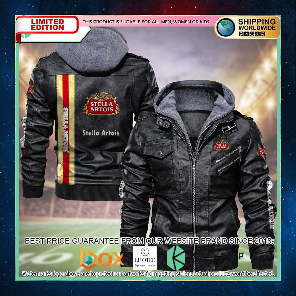 stella artois leather jacket 1 946