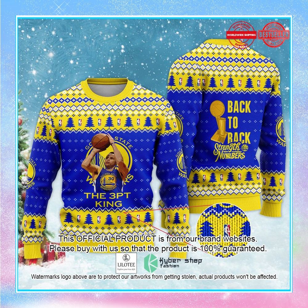 stephen curry golden states warriors back to back nba christmas sweater 1 653