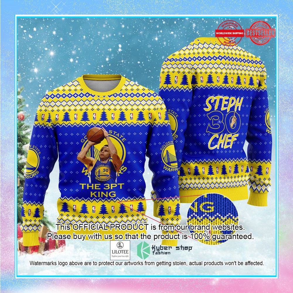 stephen curry golden states warriors nba steph chef christmas sweater 1 675