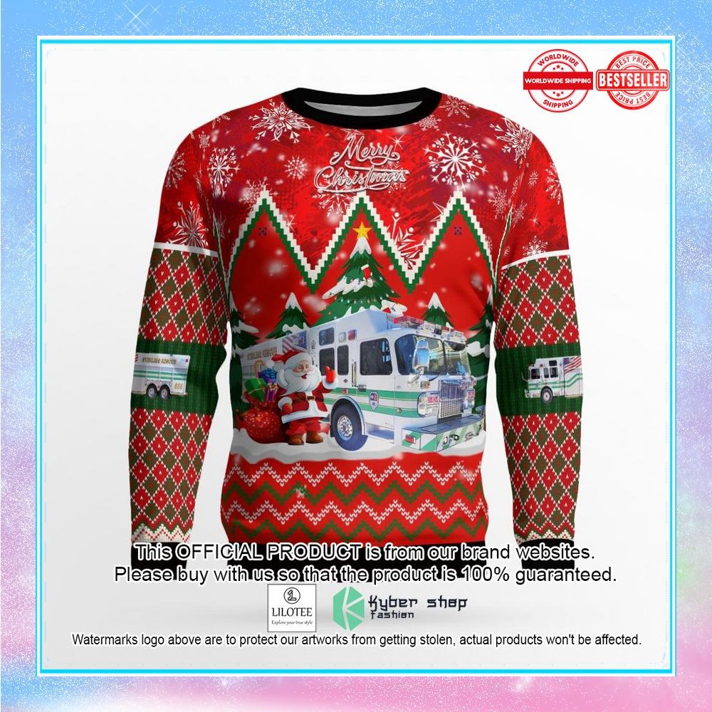 sterling virginia sterling volunteer rescue squad red sweater 2 484