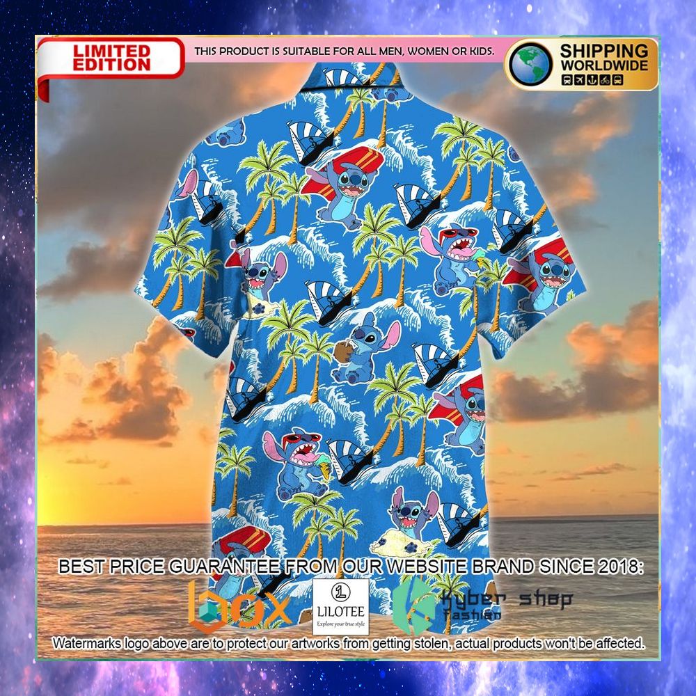 stitch beach day cute hawaiian shirt 2 642