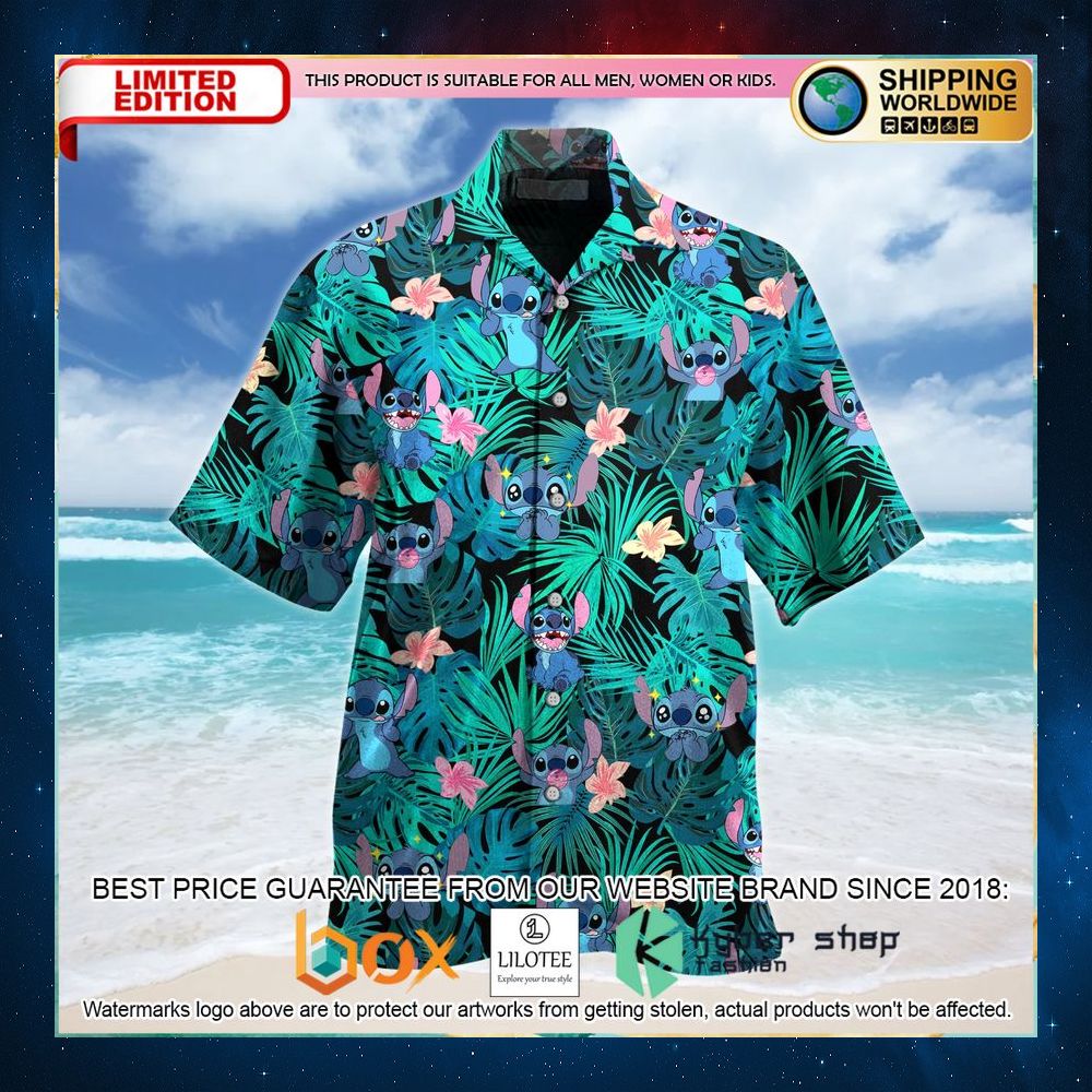 stitch cute hawaiian shirt 1 939