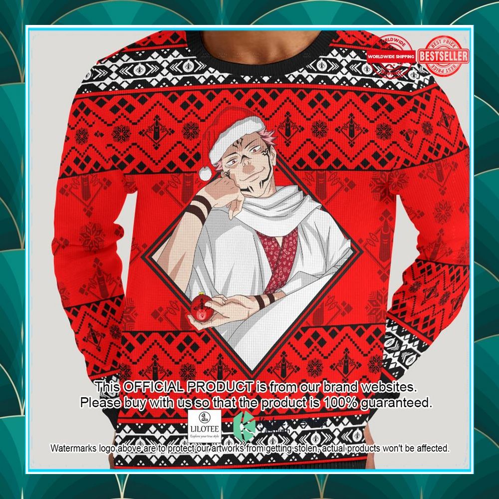 sukuna jujutsu kaisen christmas sweater 1 404