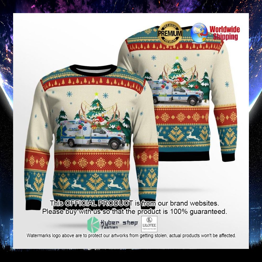 sumner county ems ugly sweater 1 375