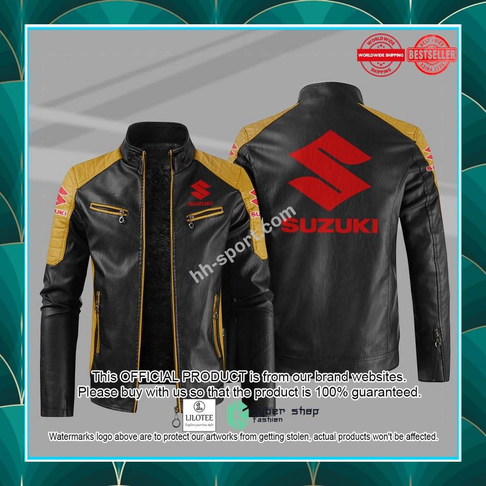 suzuki motor leather jacket 4 284