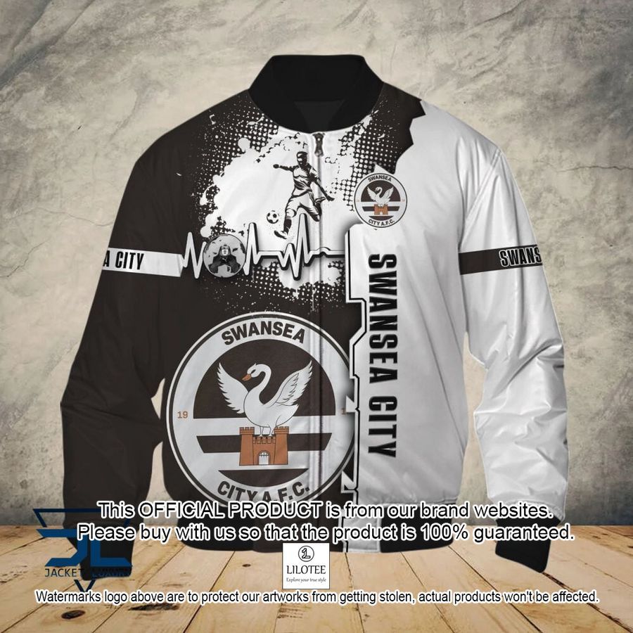 swansea city a f c bomber jacket polo shirt 1 842