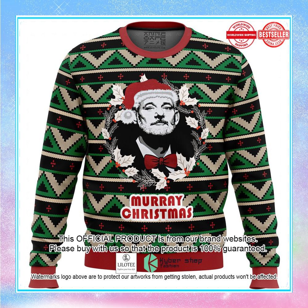 a very murray christmas ugly christmas sweater 1 170