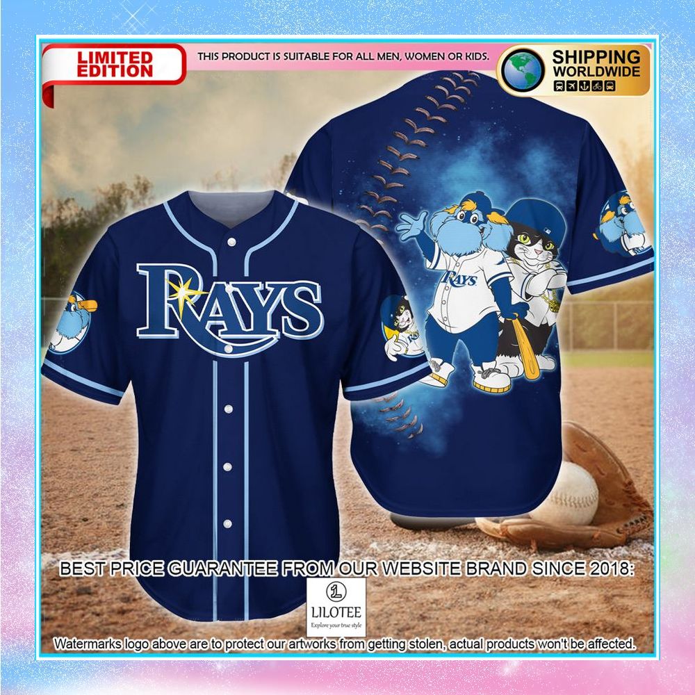 tampa bay rays raymond dj kitty baseball jersey 1 164