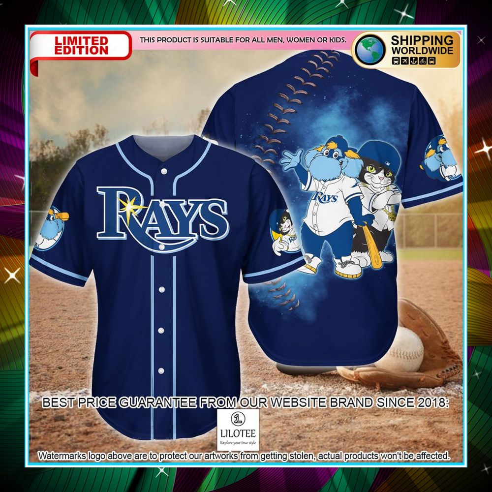tampa bay rays raymond dj kitty baseball jersey 1 247
