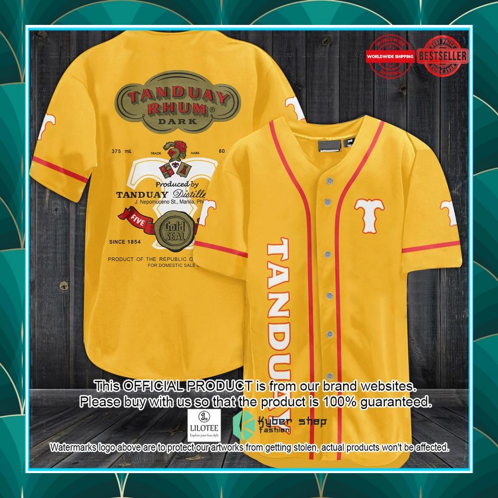 tanduay rum baseball jersey 1 926