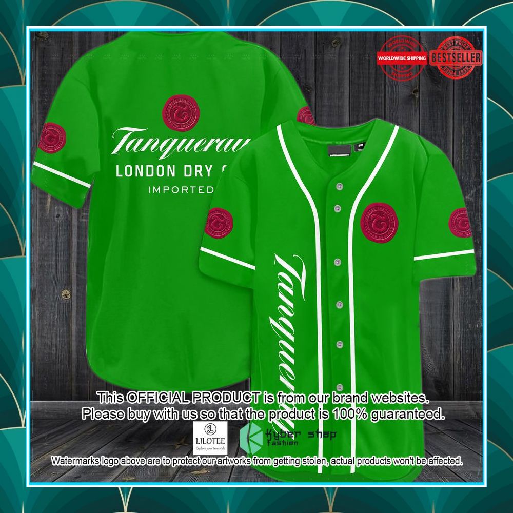 tanqueray green baseball jersey 1 62