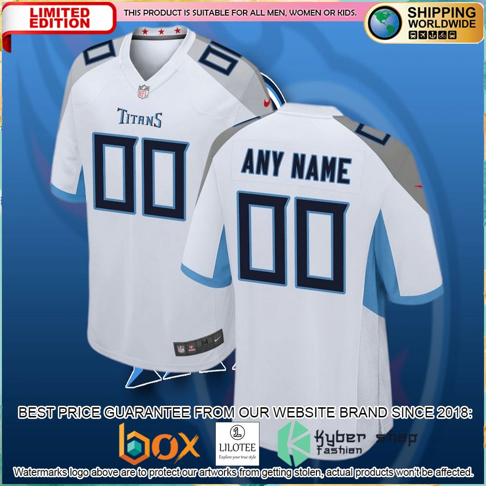 tennessee titans nike custom white football jersey 1 835