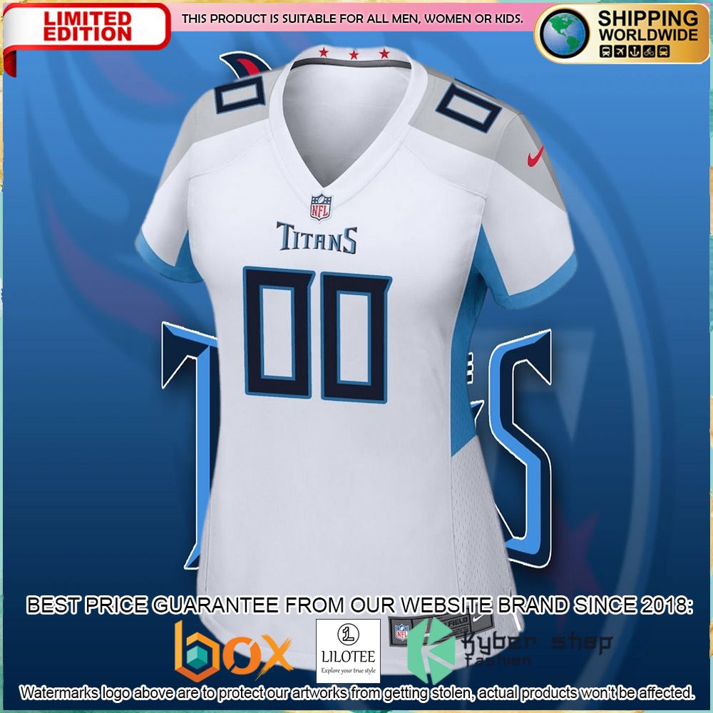 tennessee titans nike womens custom white football jersey 2 474