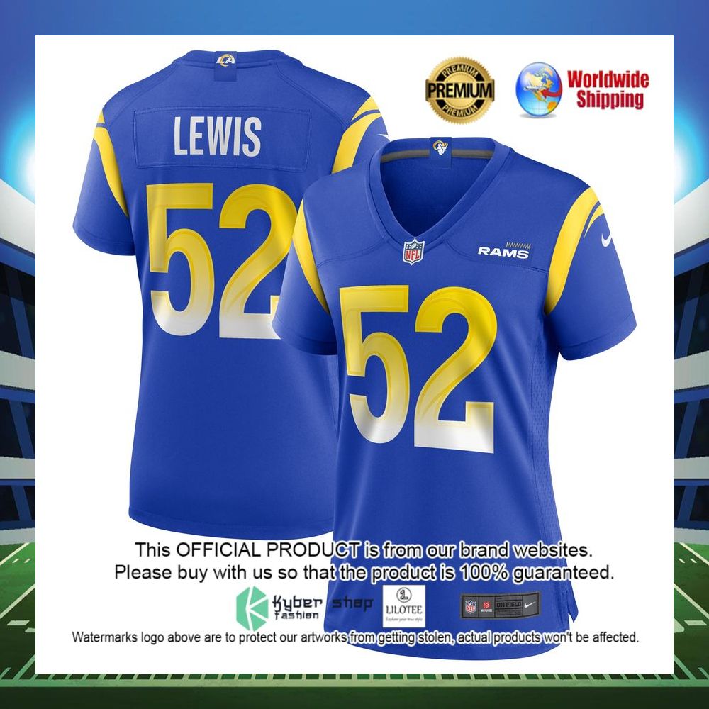 terrell lewis los angeles rams nike womens game royal football jersey 1 870