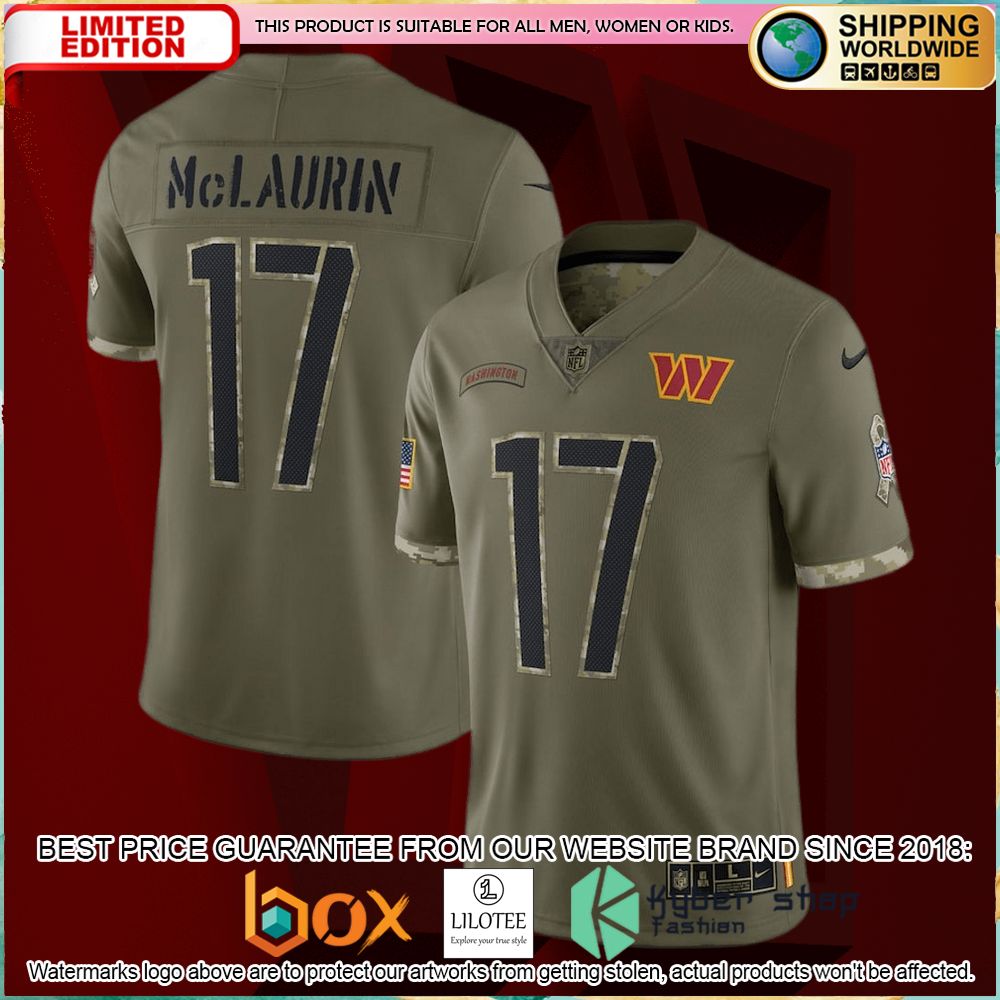 terry mclaurin washington commanders nike 2022 salute to service limited olive football jersey 1 755
