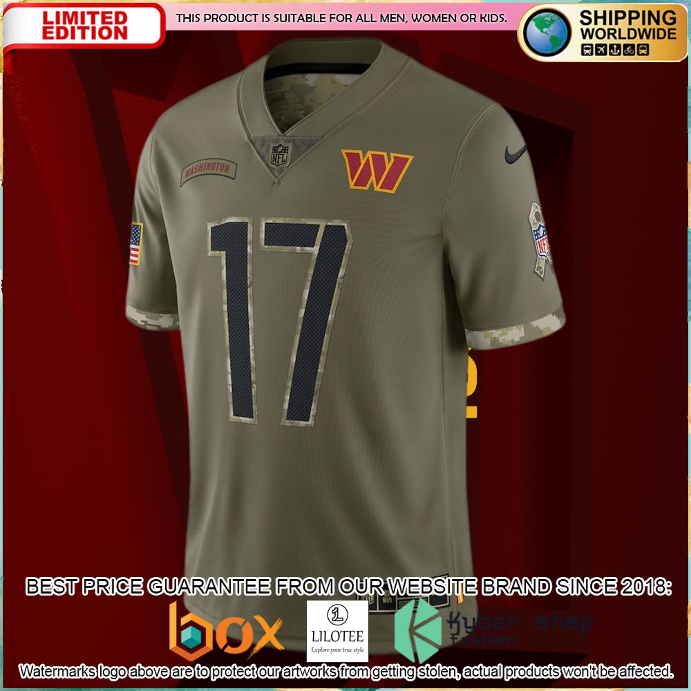 terry mclaurin washington commanders nike 2022 salute to service limited olive football jersey 2 162