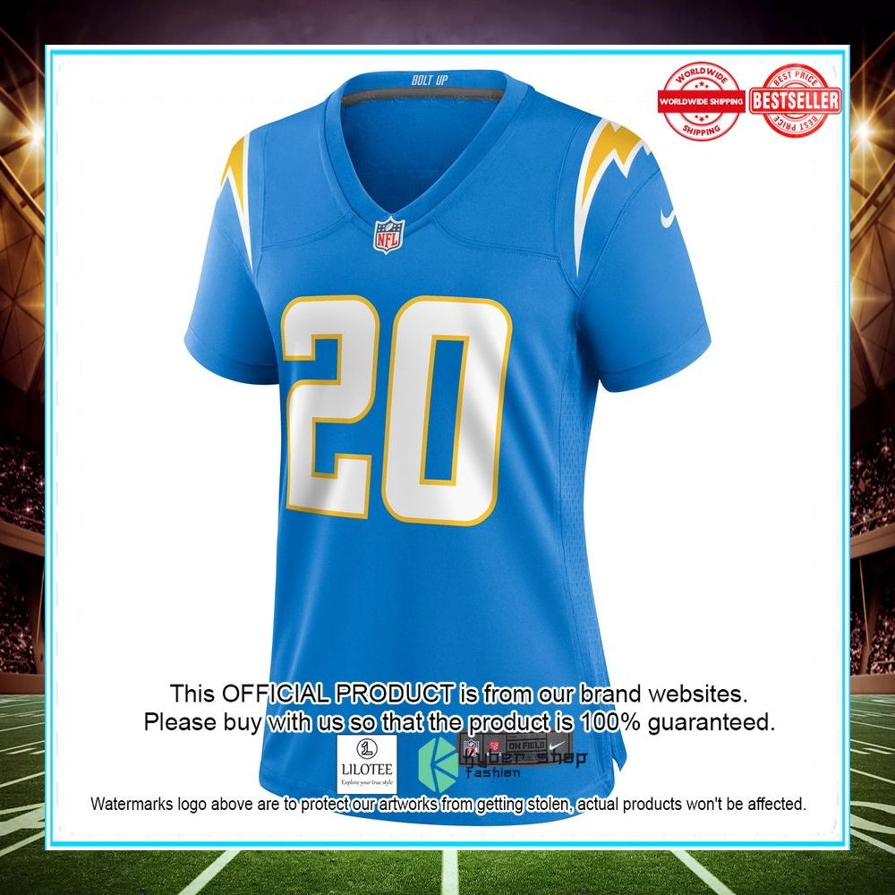tevaughn campbell los angeles chargers nike womens game player powder blue football jersey 2 826
