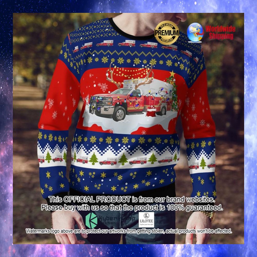 texas corpus christi fire rescue ugly sweater 1 757