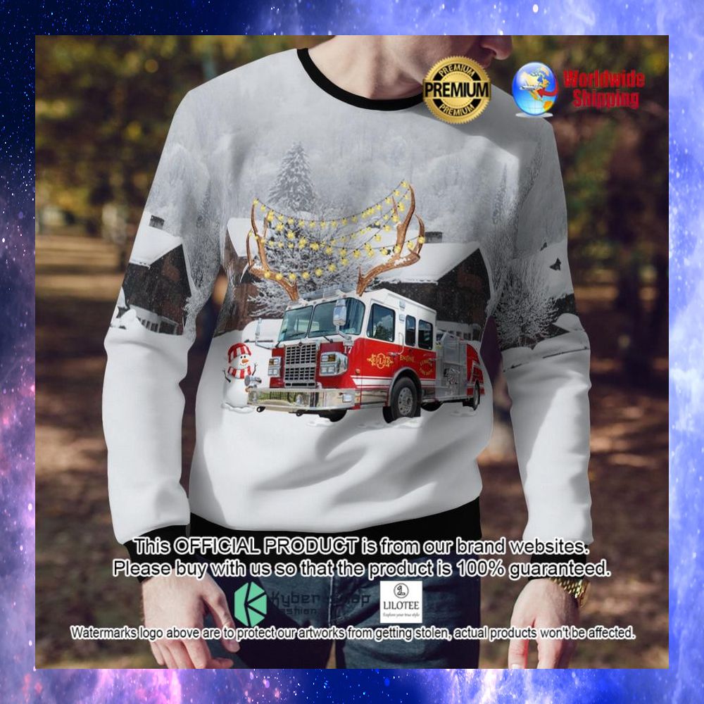 texas lubbock fire rescue ugly sweater 1 802