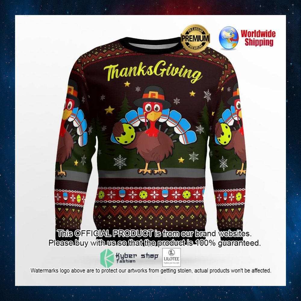 thanksgiving turkey pickleball sweater 2 462