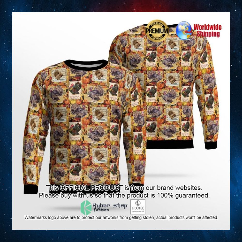 thanksgiving turkey ugly sweater 1 404