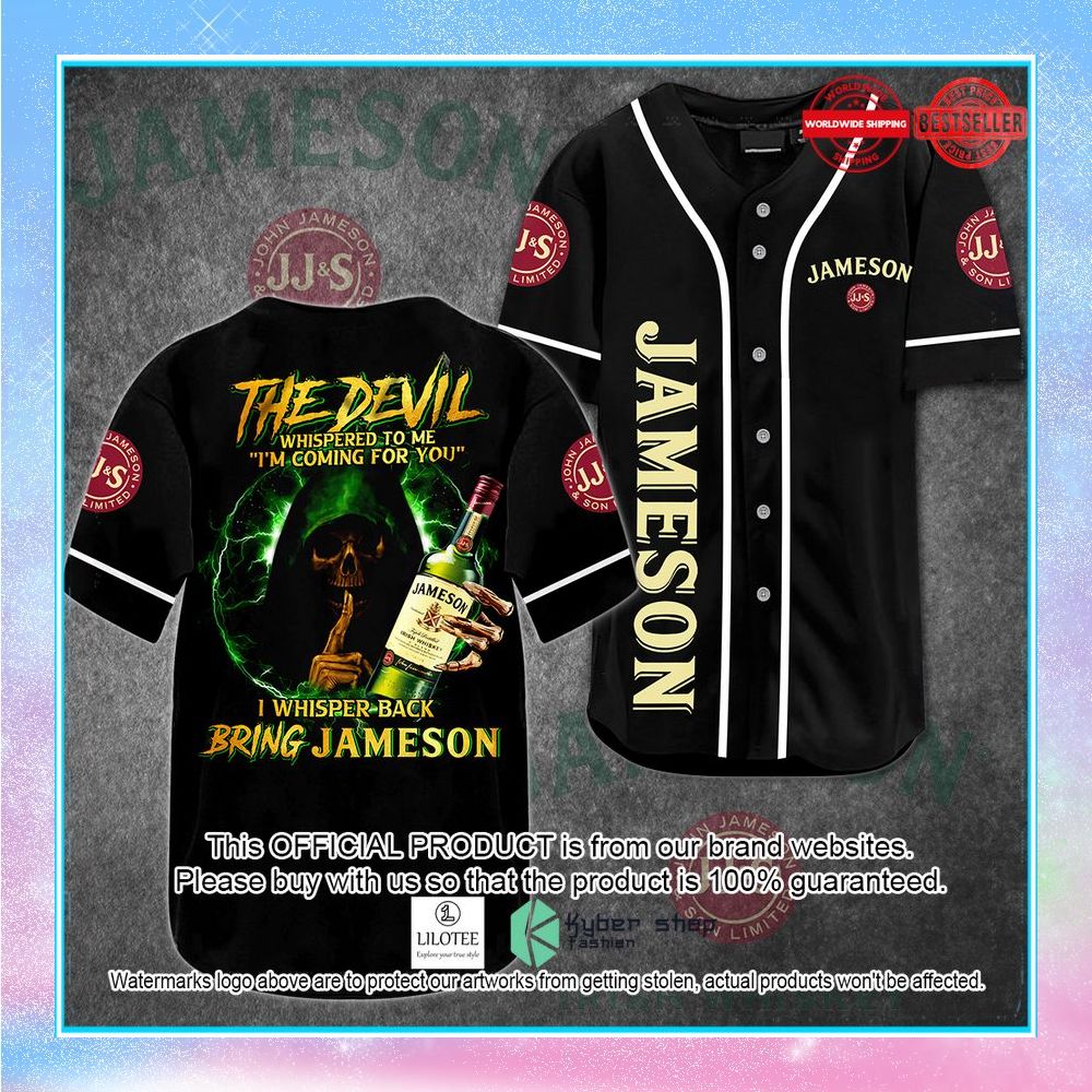 the devil whispered to me jameson skull baseball jersey 1 716