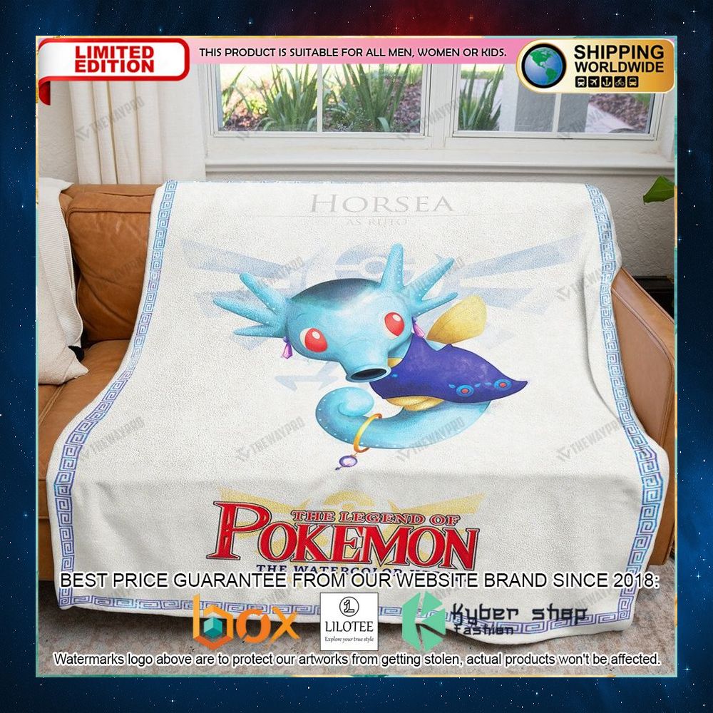 the legend of pokemon horsea blanket 1 887
