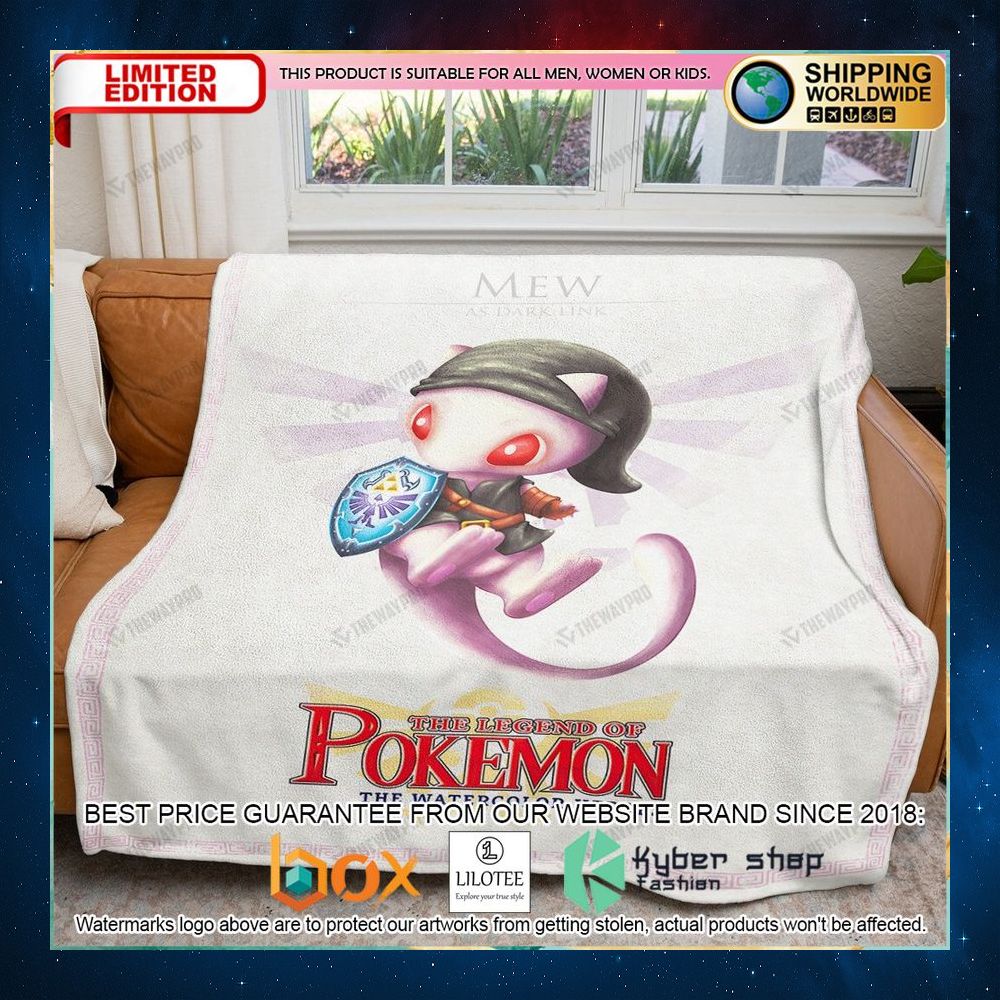 the legend of pokemon mew blanket 1 964