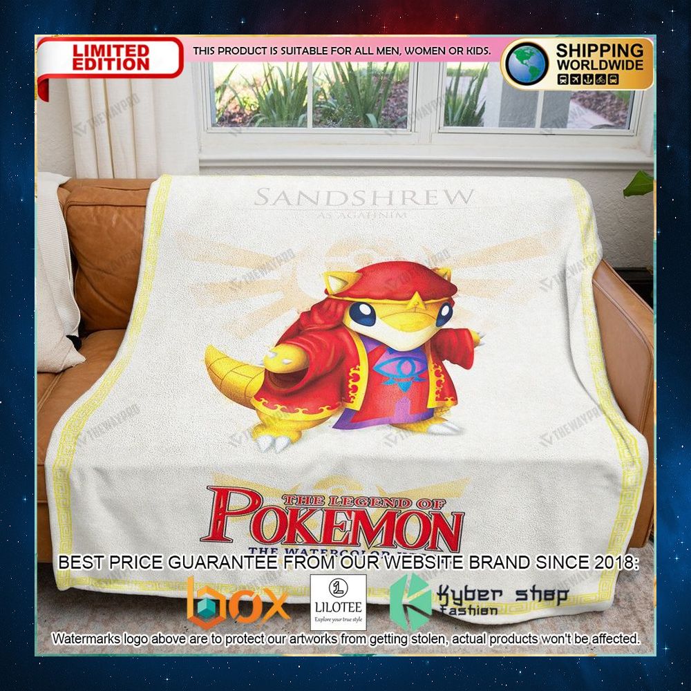 the legend of pokemon sandshrew blanket 1 121