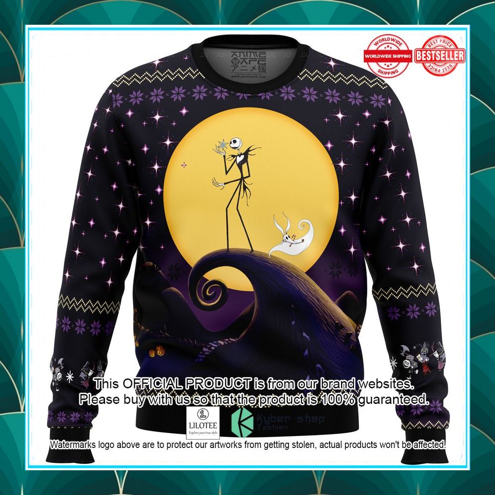 the nightmare before christmas ugly christmas sweater 1 400