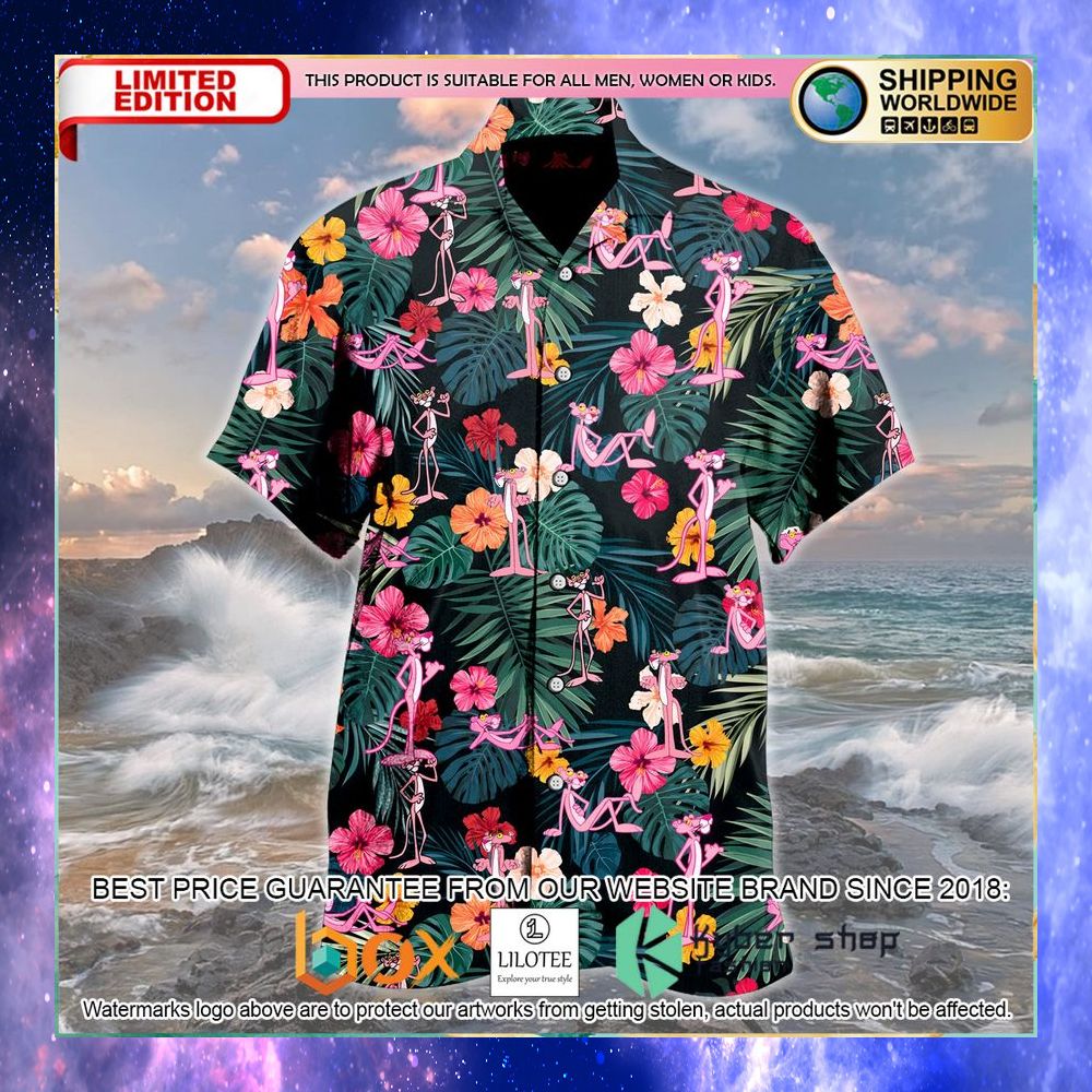 the pink panther show hawaiian shirt 1 538
