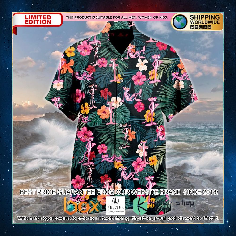 the pink panther show hawaiian shirt 1 687