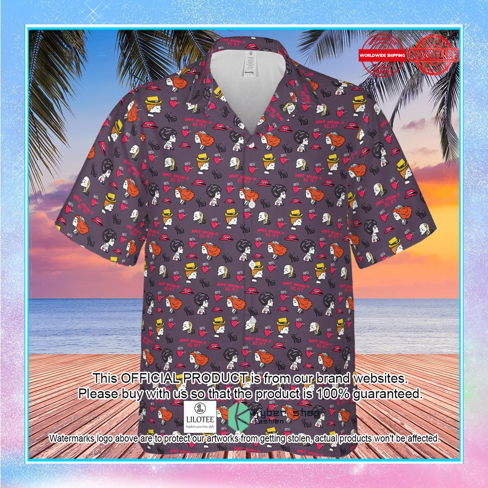 the rocky horror picture show pattern hawaiian shirt 2 613