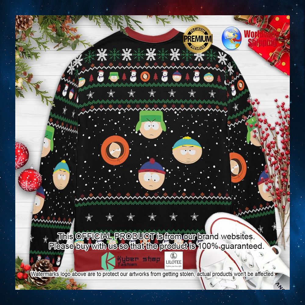the true meaning of christmas is present south park christmas sweater 2 697