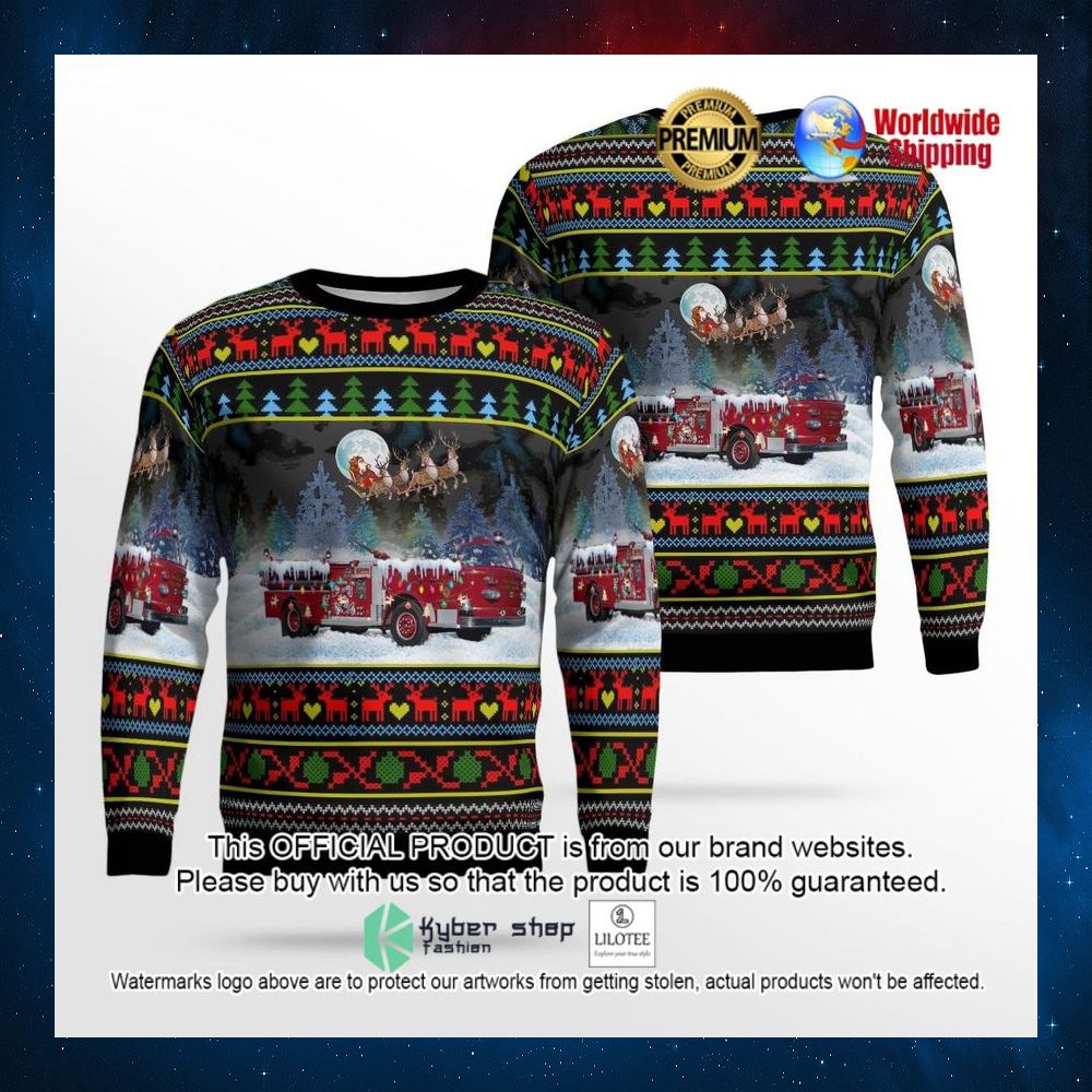 the villages florida the villages fire department american lafrance santa sweater 1 584