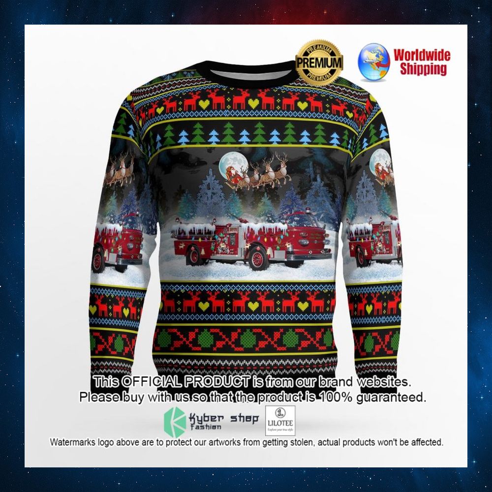 the villages florida the villages fire department american lafrance santa sweater 2 362