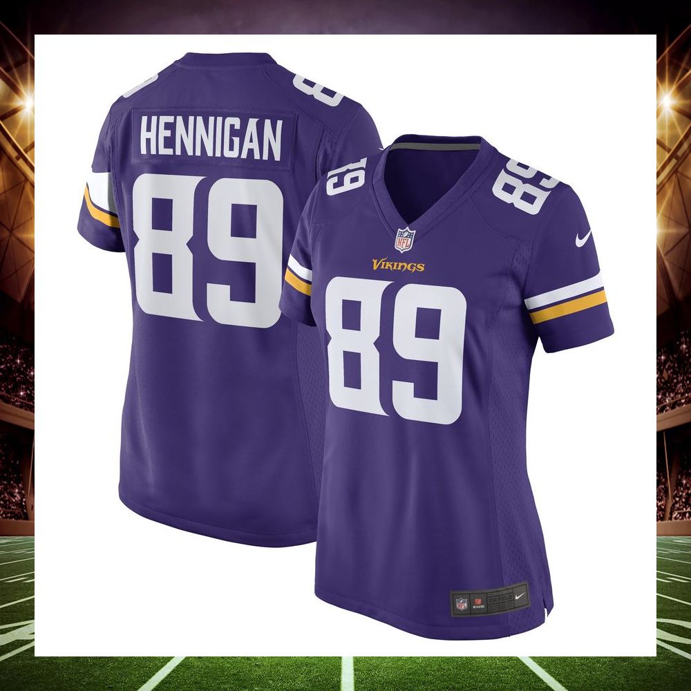 thomas hennigan minnesota vikings purple football jersey 1 277