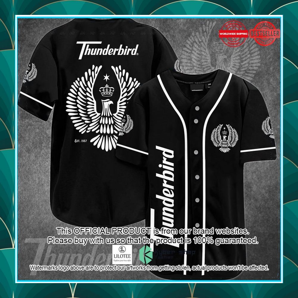 thunderbird logo baseball jersey 1 382