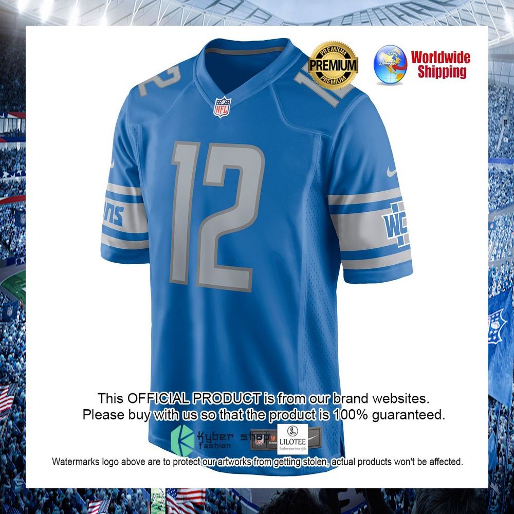 tim boyle detroit lions nike blue football jersey 2 476