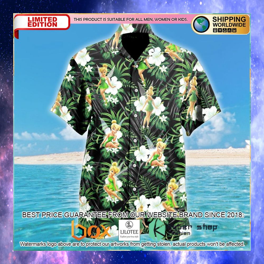 tinker bell disney hawaiian shirt 1 525