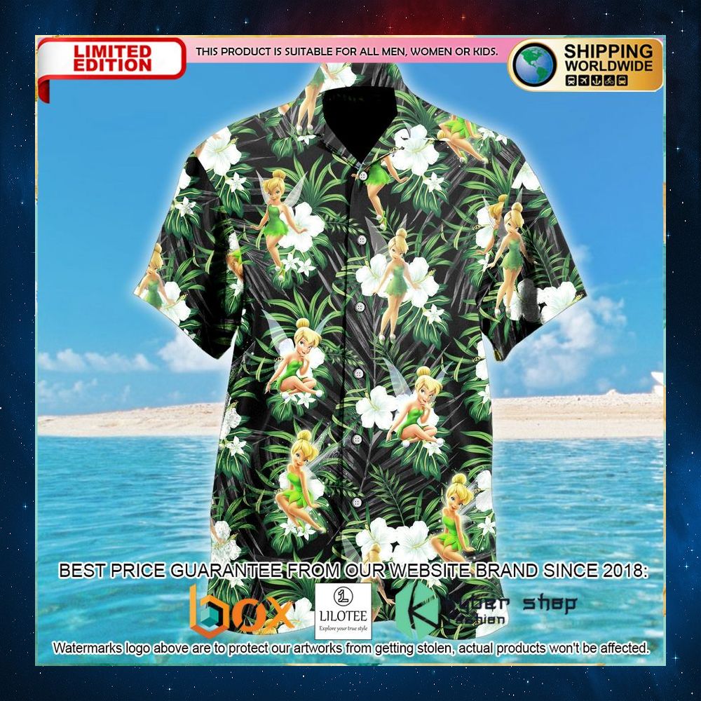 tinker bell disney hawaiian shirt 1 558